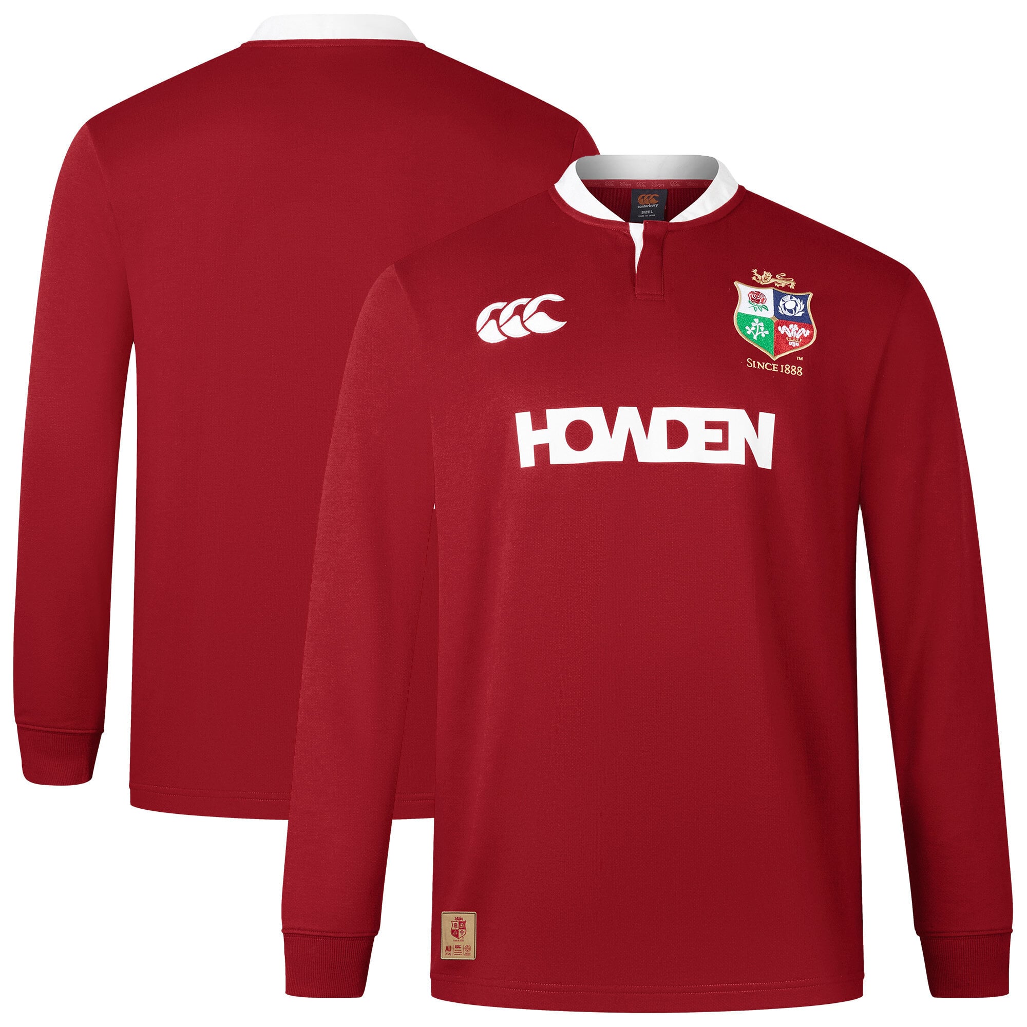British & Irish Lions 2025 Long Sleeve Classic Jersey - Unisex: retailer-supplied image