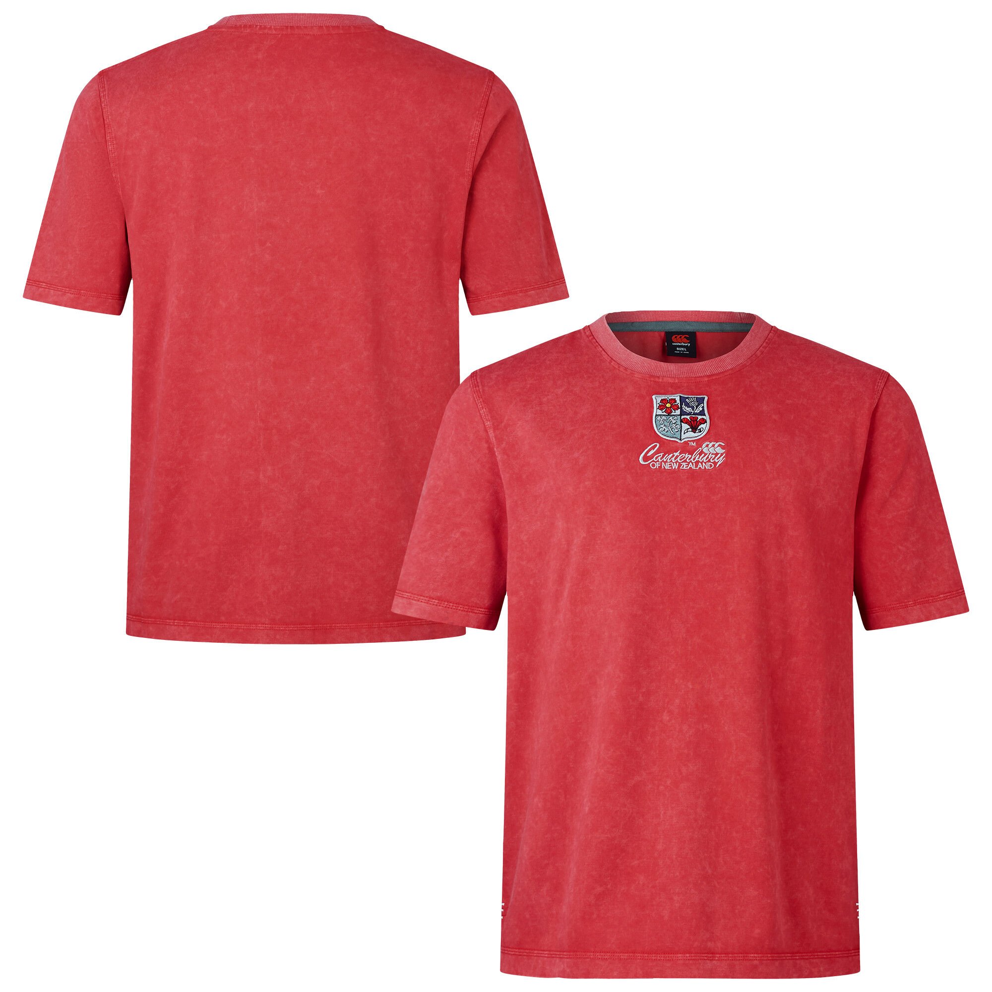 Maglietta Heritage dei British & Irish Lions - Rossa - Unisex