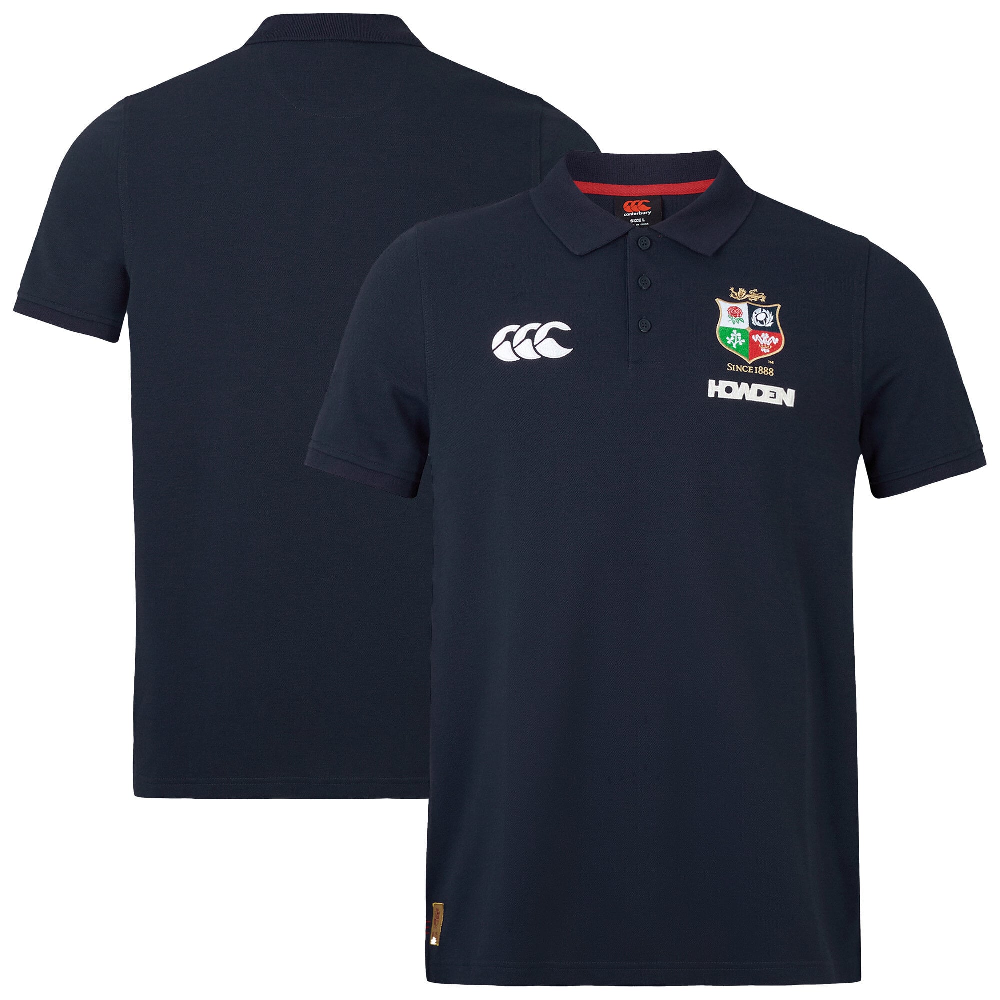 Polo in piqué di cotone British & Irish Lions - Blu navy