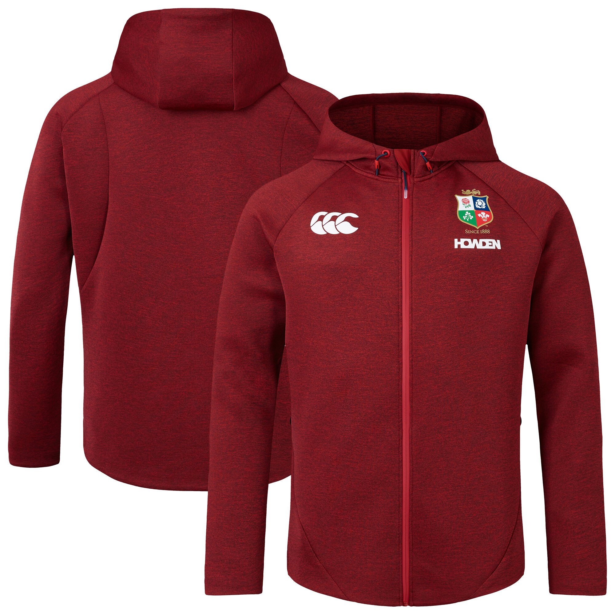 Felpa con cappuccio Everest British & Irish Lions - Rosso