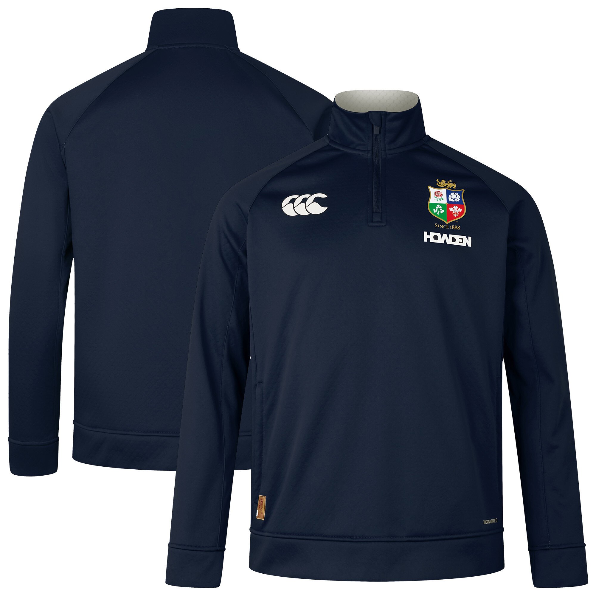 Pile con cerniera 1/4 British & Irish Lions - Blu navy