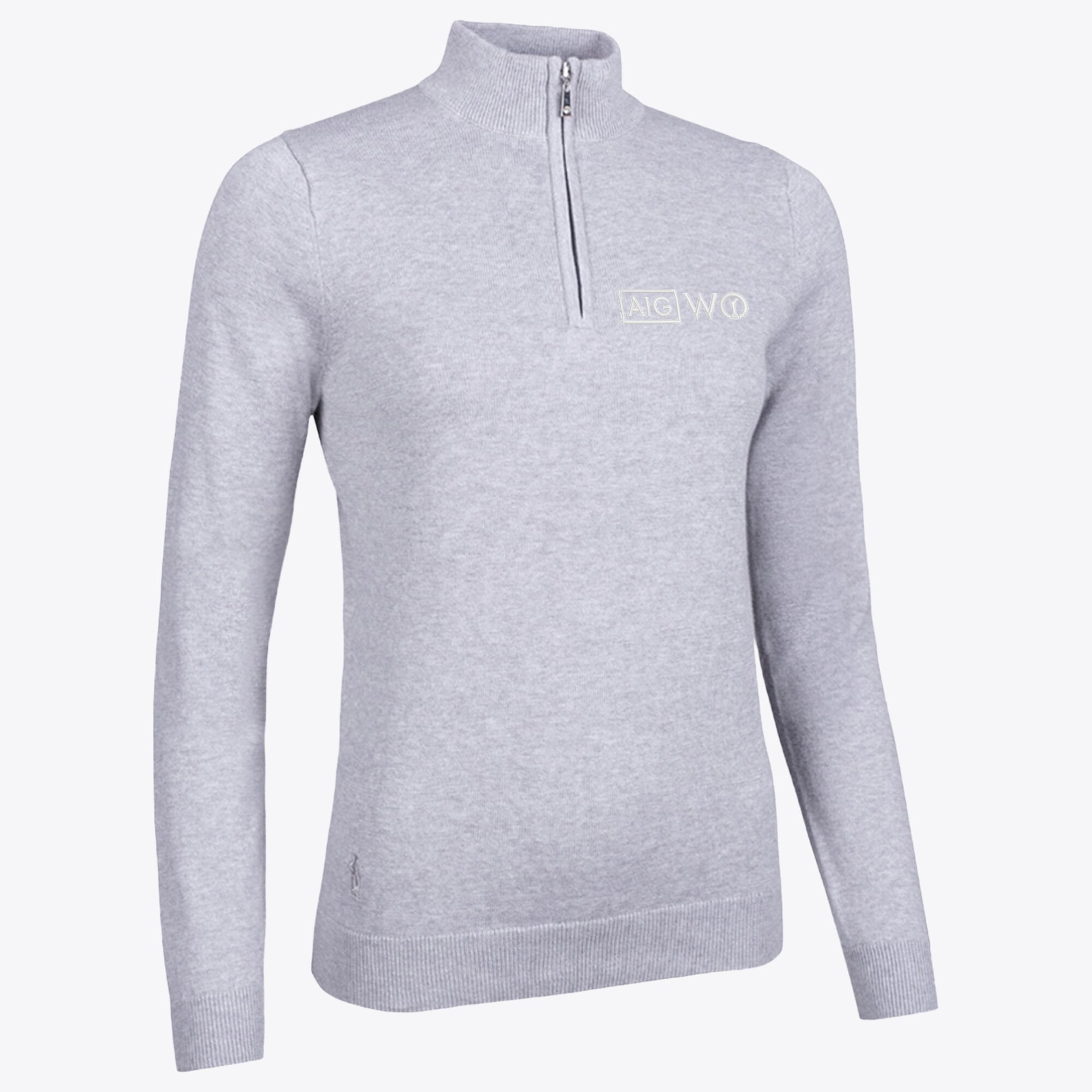 Strato intermedio lavorato a maglia AIG Glenmuir Ava da donna - Grigio chiaro Marl - Donna