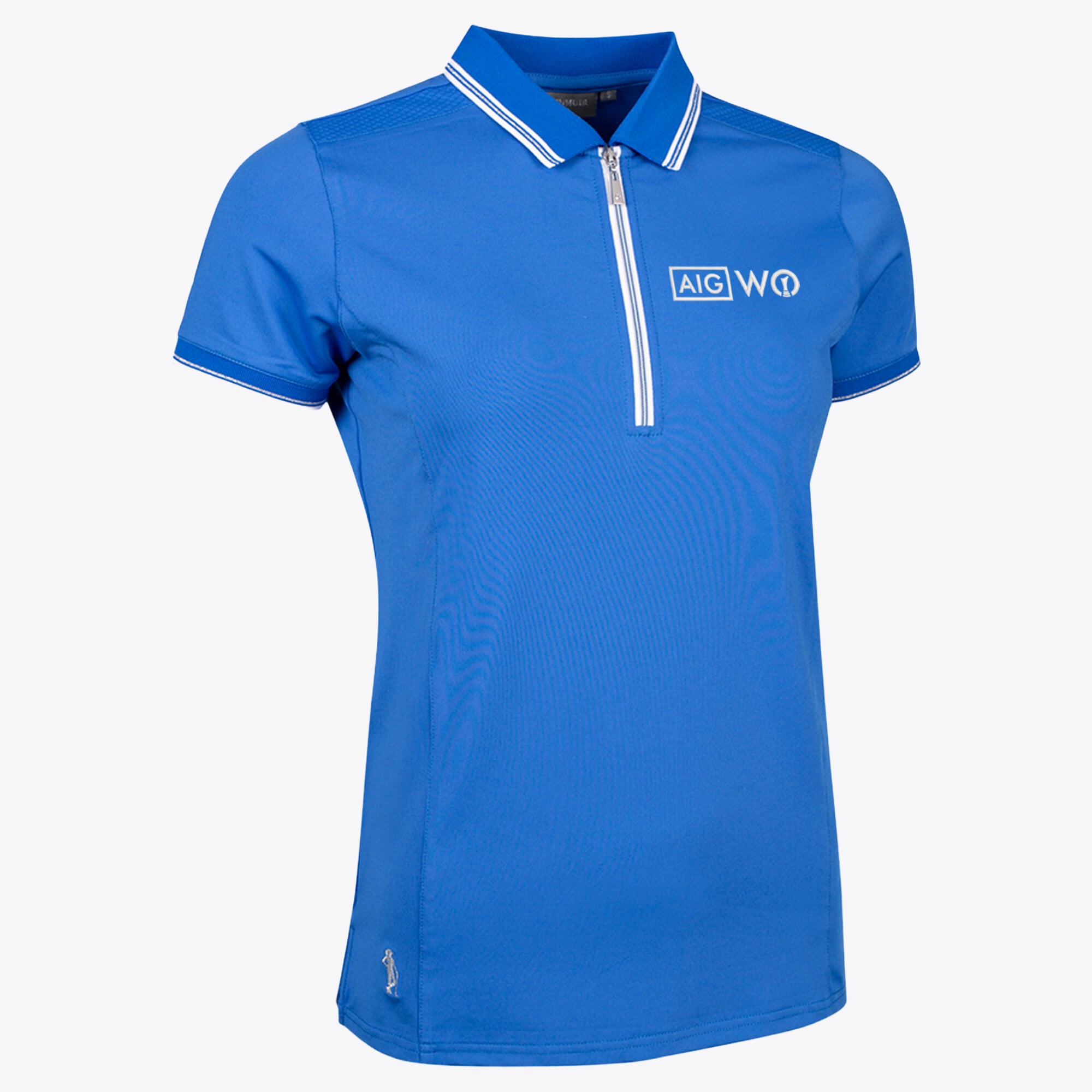 Polo con zip aperta Glenmuir Stella da donna AIG - Tahiti - da donna