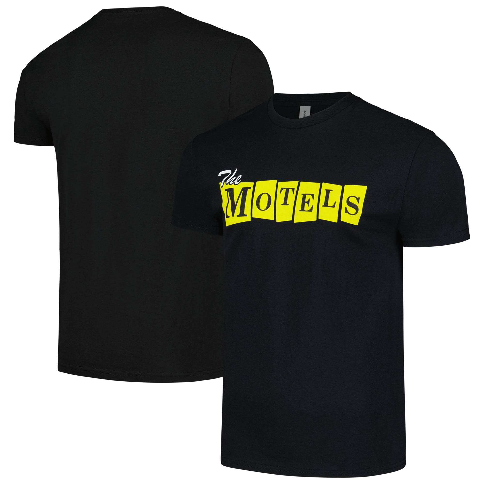Men's  Black The Motels Cut Out Graphic T-Shirt