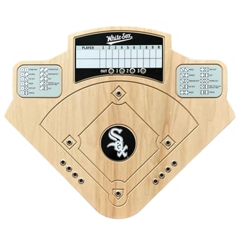 Chicago White Sox Handcrafted Wood Baseball Game