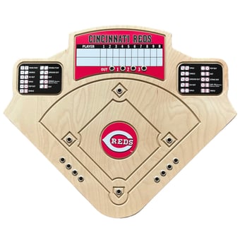 Cincinnati Reds Handcrafted Wood Baseball Game
