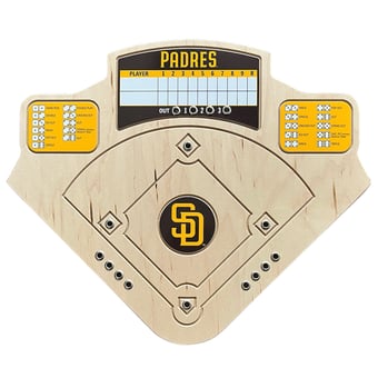 San Diego Padres Handcrafted Wood Baseball Game