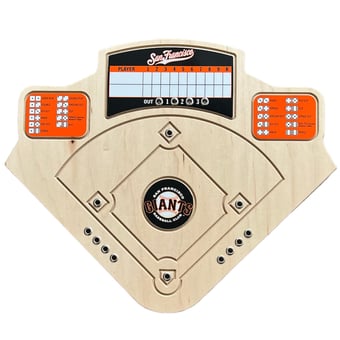San Francisco Giants Handcrafted Wood Baseball Game