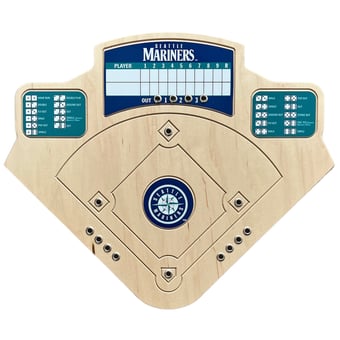 Seattle Mariners Handcrafted Wood Baseball Game
