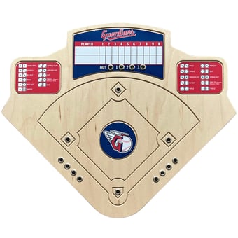 Cleveland Guardians Handcrafted Wood Baseball Game