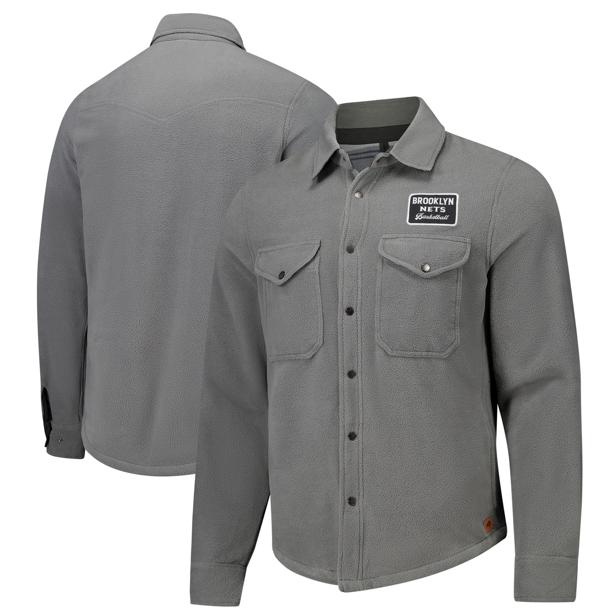 Unisex Sportiqe Charcoal Brooklyn Nets High Country Reeves Full-Button Long Sleeve Shirt Unisex Sportiqe Charcoal Brooklyn Nets High Country Reeves Full-Button Long Sleeve Shirt