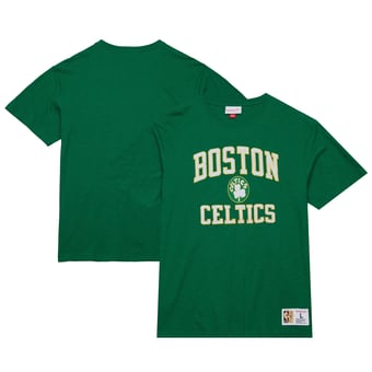 Men's Mitchell & Ness  Kelly Green Boston Celtics Hardwood Classics Legendary Slub T-Shirt