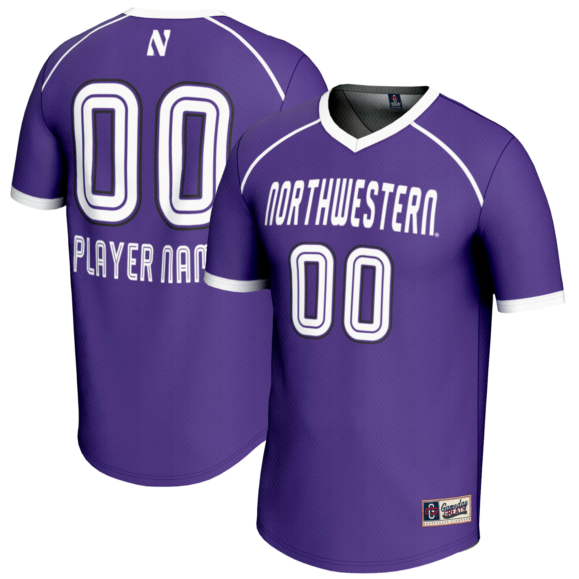 Youth GameDay Greats Purple Northwestern Wildcats NIL Pick-A-Player Women's Lacrosse Lightweight Jersey