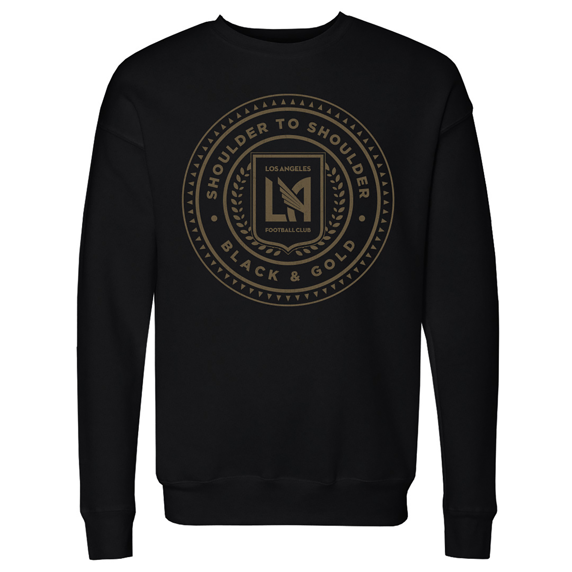 Men's 500 Level Black LAFC Shoulder To Shoulder Emblem Pullover Sweatshirt