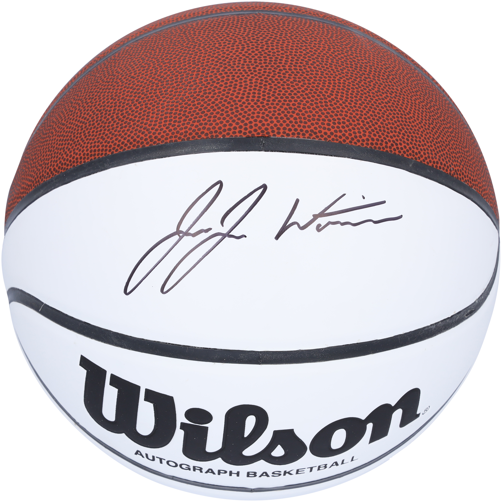 JuJu Watkins USC Trojans Autographed Wilson NCAA White Panel Basketball JuJu Watkins USC Trojans Autographed Wilson NCAA White Panel Basketball