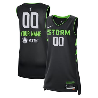 Unisex Nike  Black Seattle Storm 2024 Rebel Edition Custom Jersey