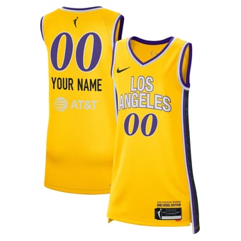 Unisex Nike  Gold Los Angeles Sparks 2024 Rebel Edition Custom Jersey