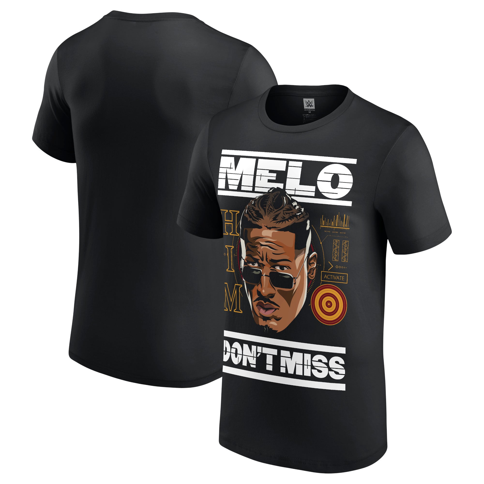 WWE Carmelo Hayes Him T-Shirt - Black - Mens