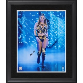 Elektra WWE Autographed Framed 16" x 20" Entrance Photograph