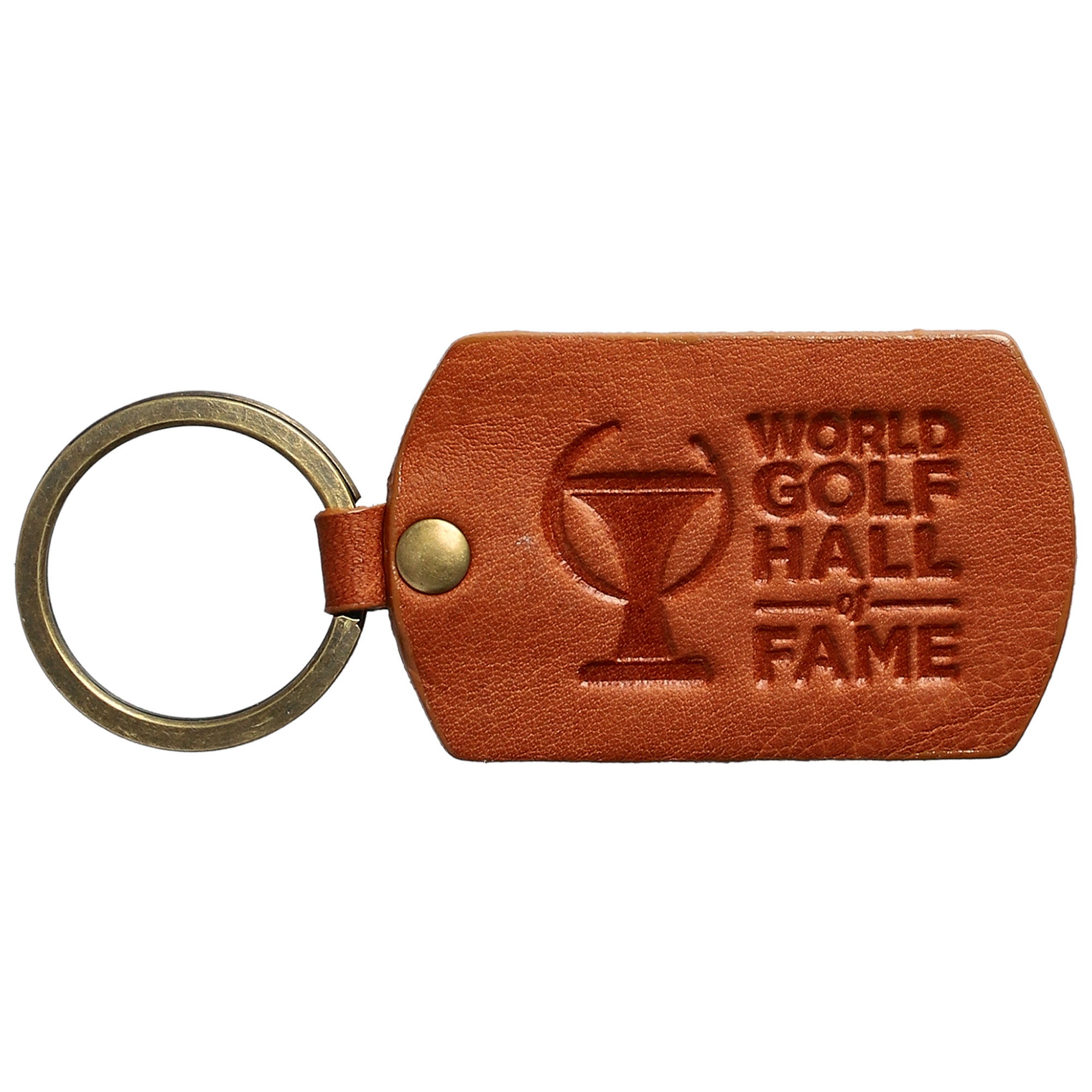 World Golf Hall of Fame Leather Keychain