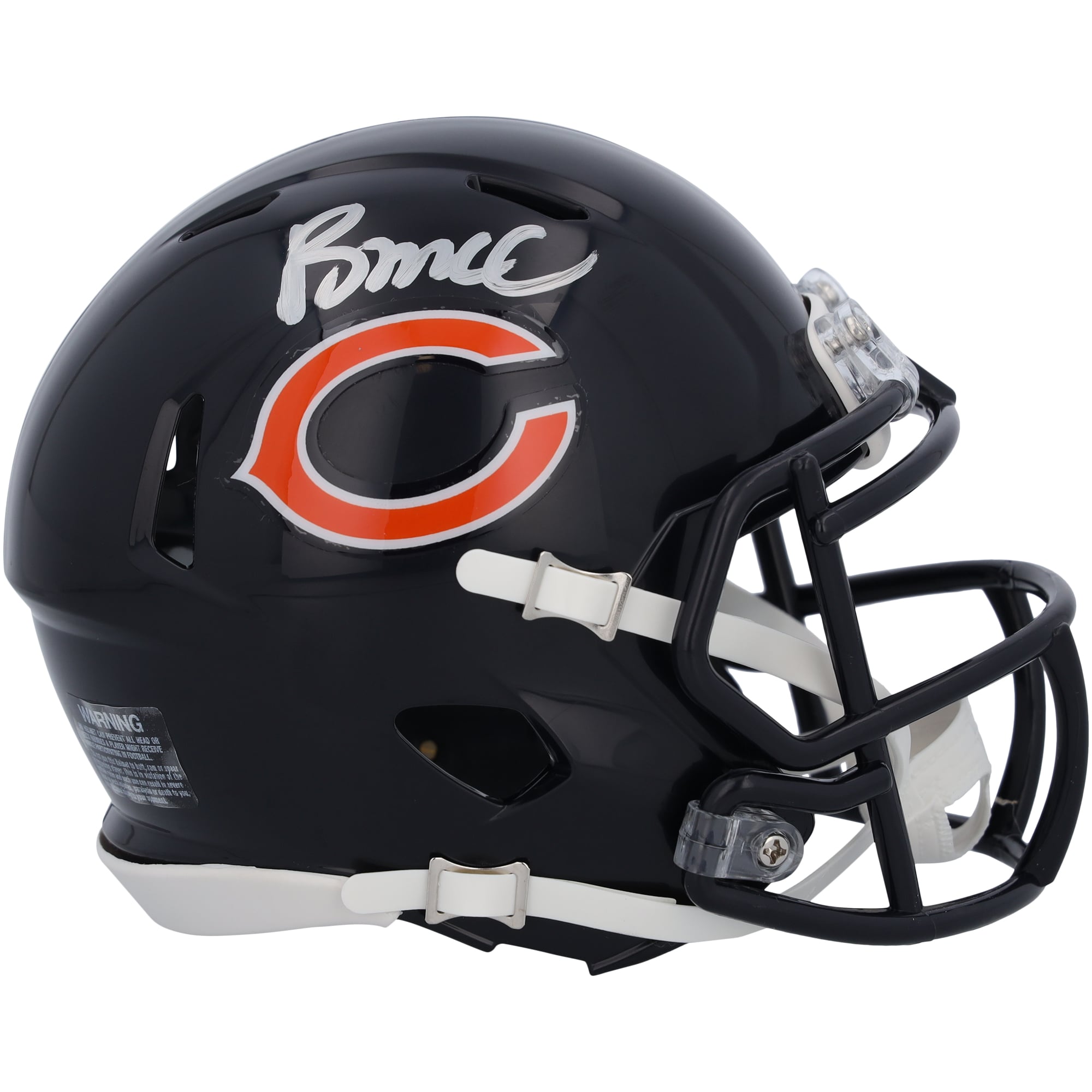 Rome Odunze Chicago Bears Casco Riddell Speed ​​Mini autografato