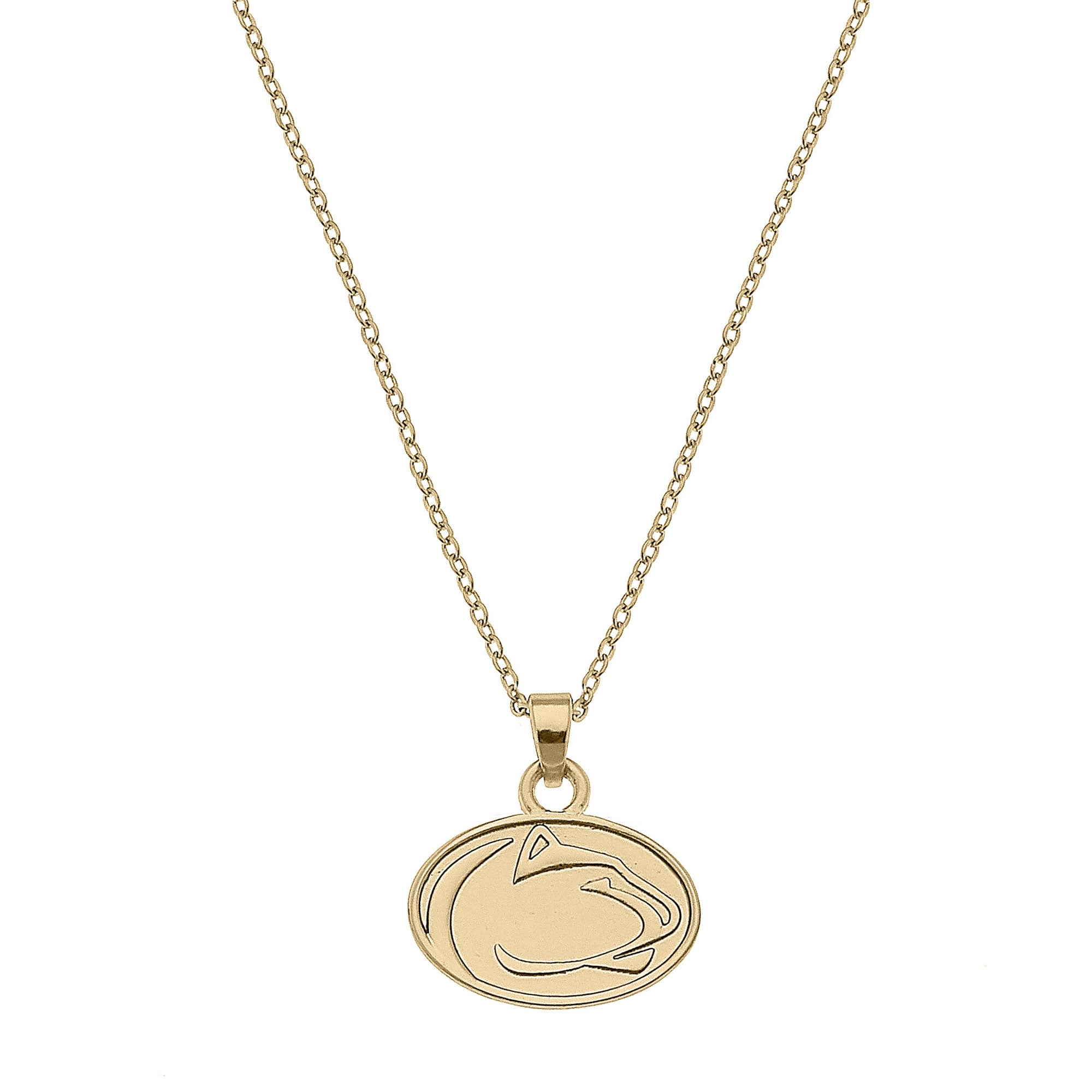 Women's CANVAS Style Penn State Nittany Lions Gold Plated Pendant Necklace