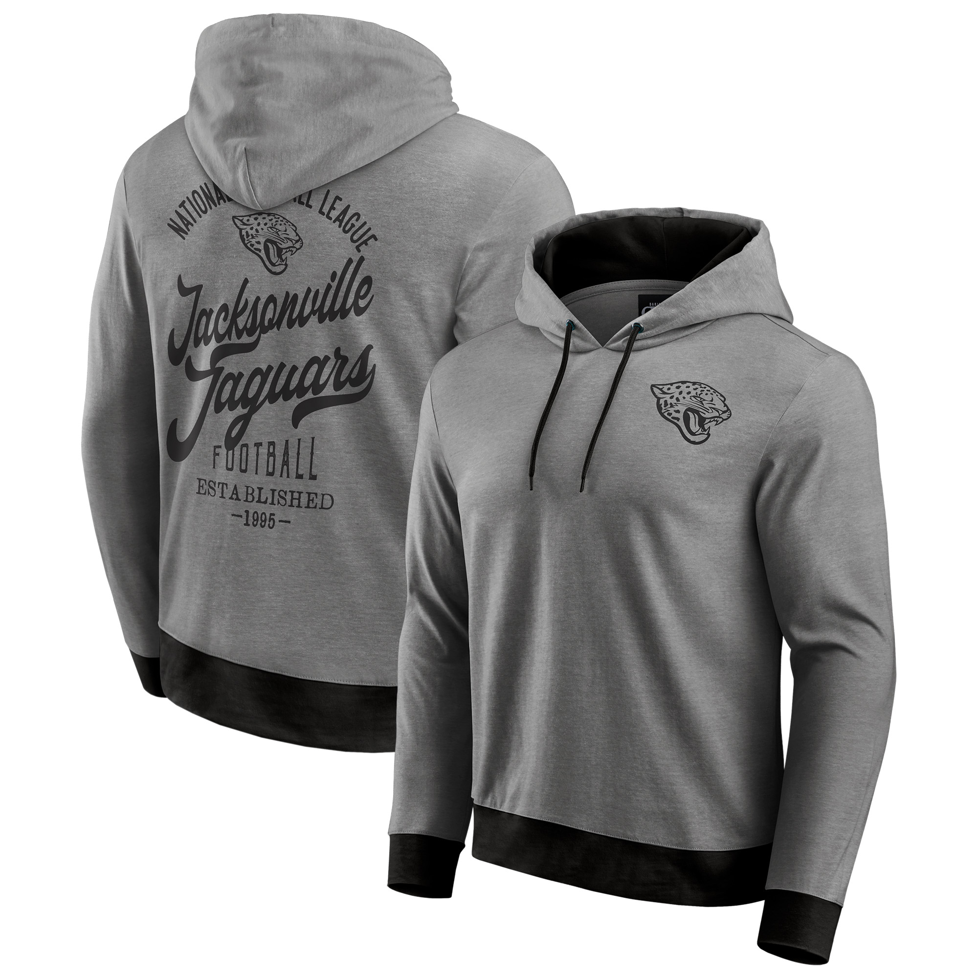 Men's Darius Rucker Collection by Fanatics Black Jacksonville Jaguars Tonal Knit Pullover Hoodie