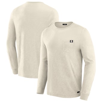 Men's J. Palmer Cream Pittsburgh Steelers In-The-Pocket Long Sleeve T-Shirt