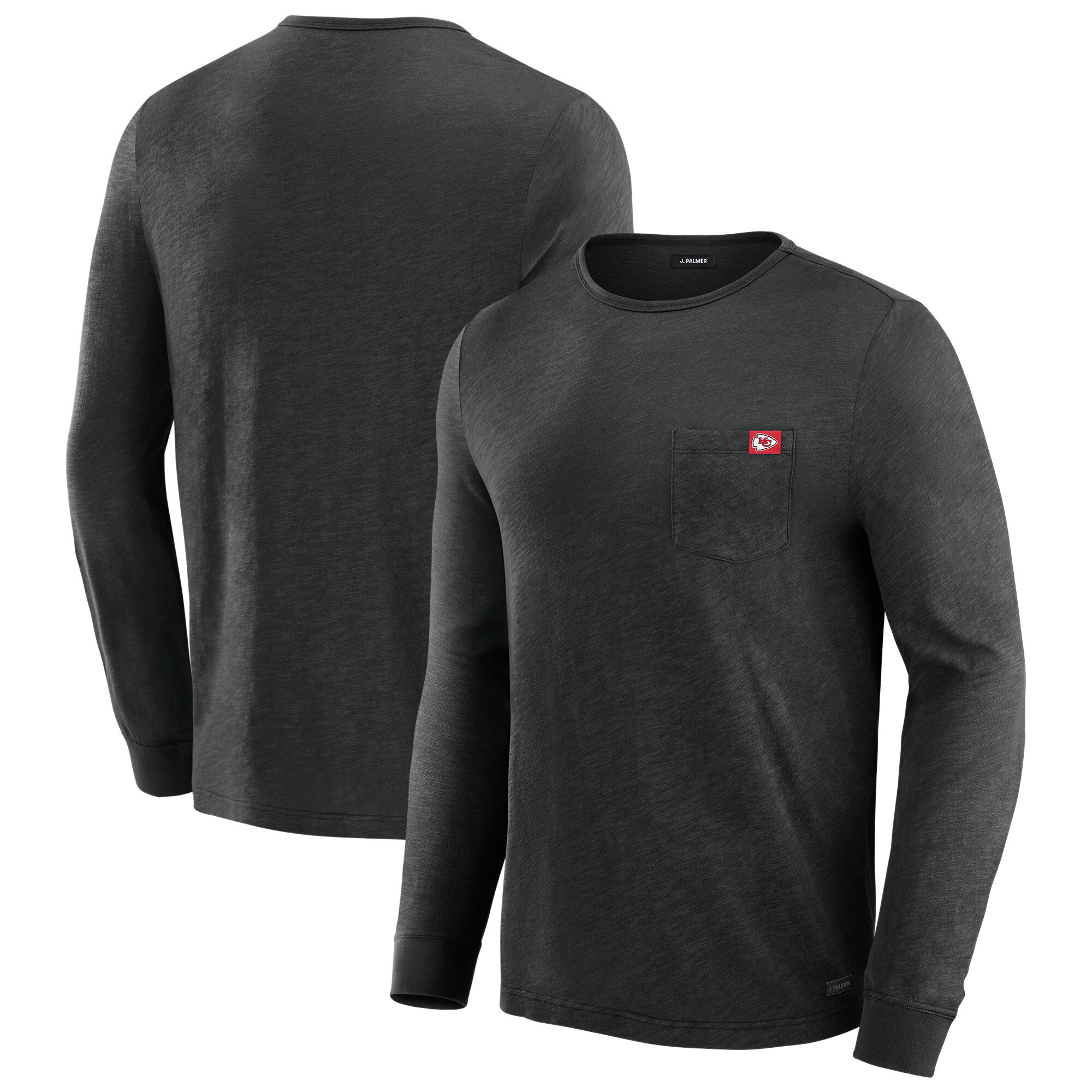 Men's J. Palmer Black Kansas City Chiefs In-The-Pocket Long Sleeve T-Shirt