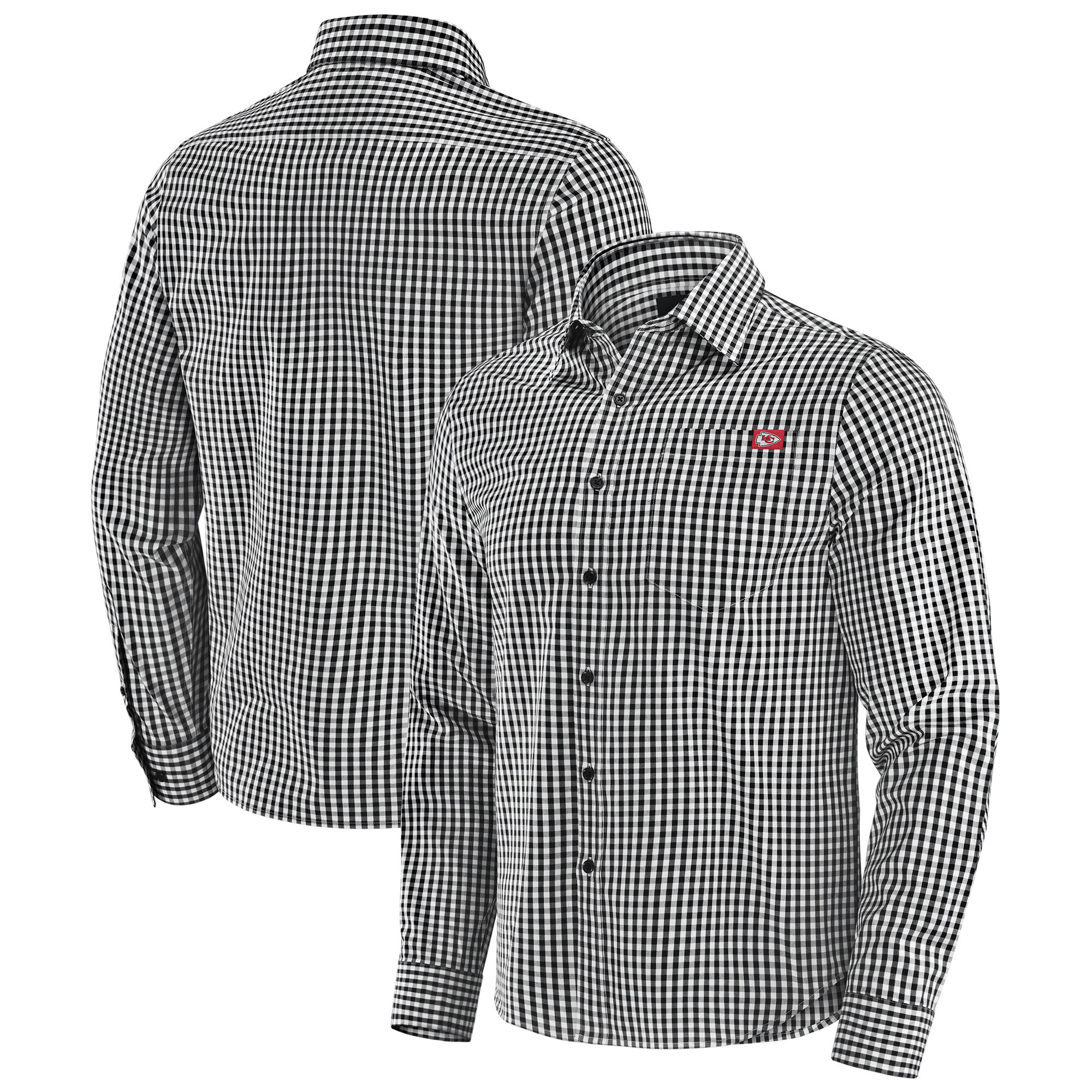 Men's J. Palmer Black Kansas City Chiefs Dual Threat Long Sleeve Button-Up Shirt