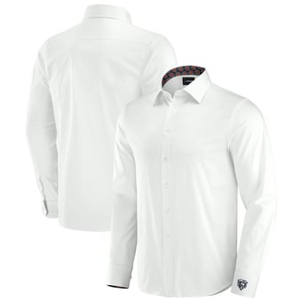 Men's J. Palmer White Chicago Bears Man-In-Motion Long Sleeve Button-Up Dress Shirt