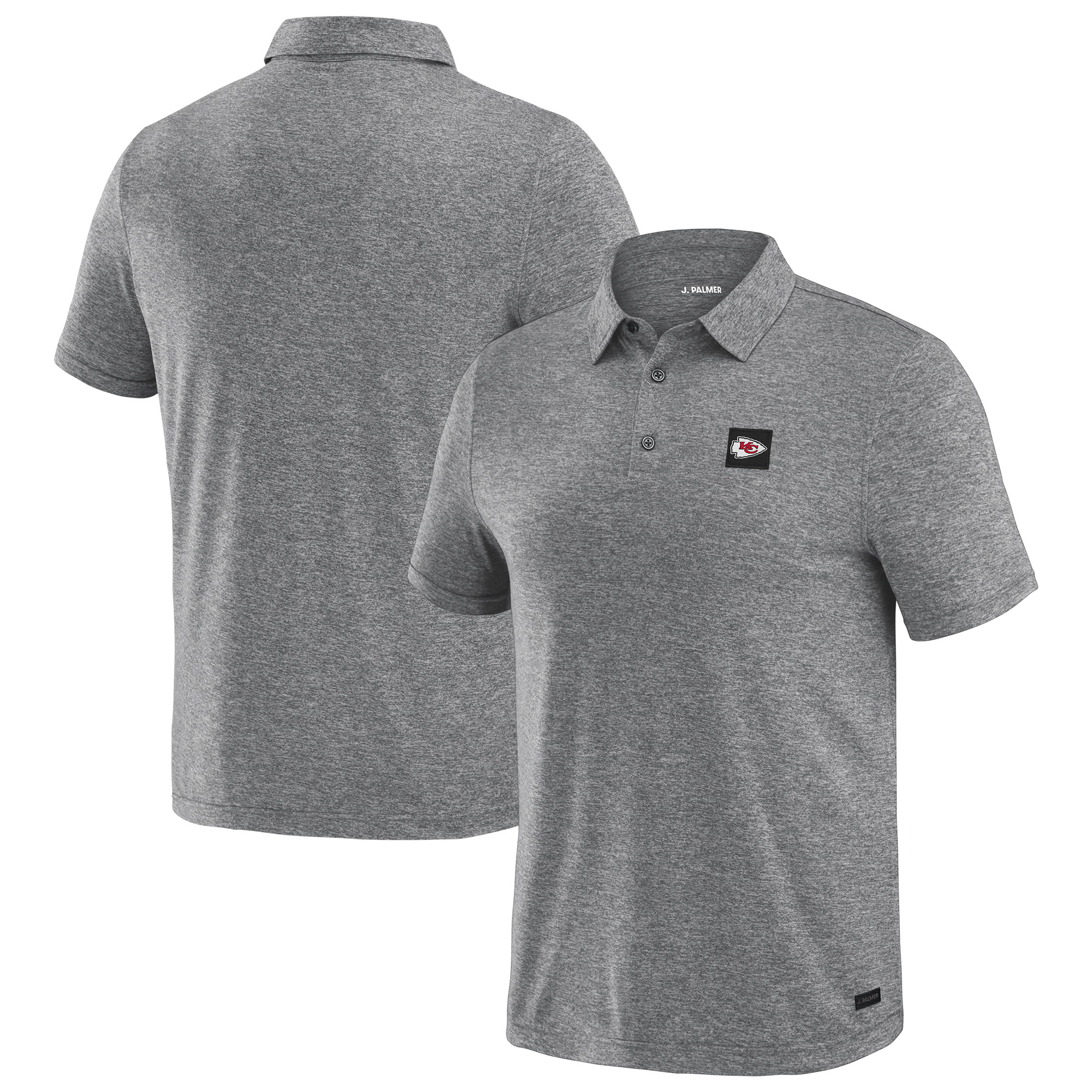 Men's J. Palmer Gray Kansas City Chiefs Four Down Polo