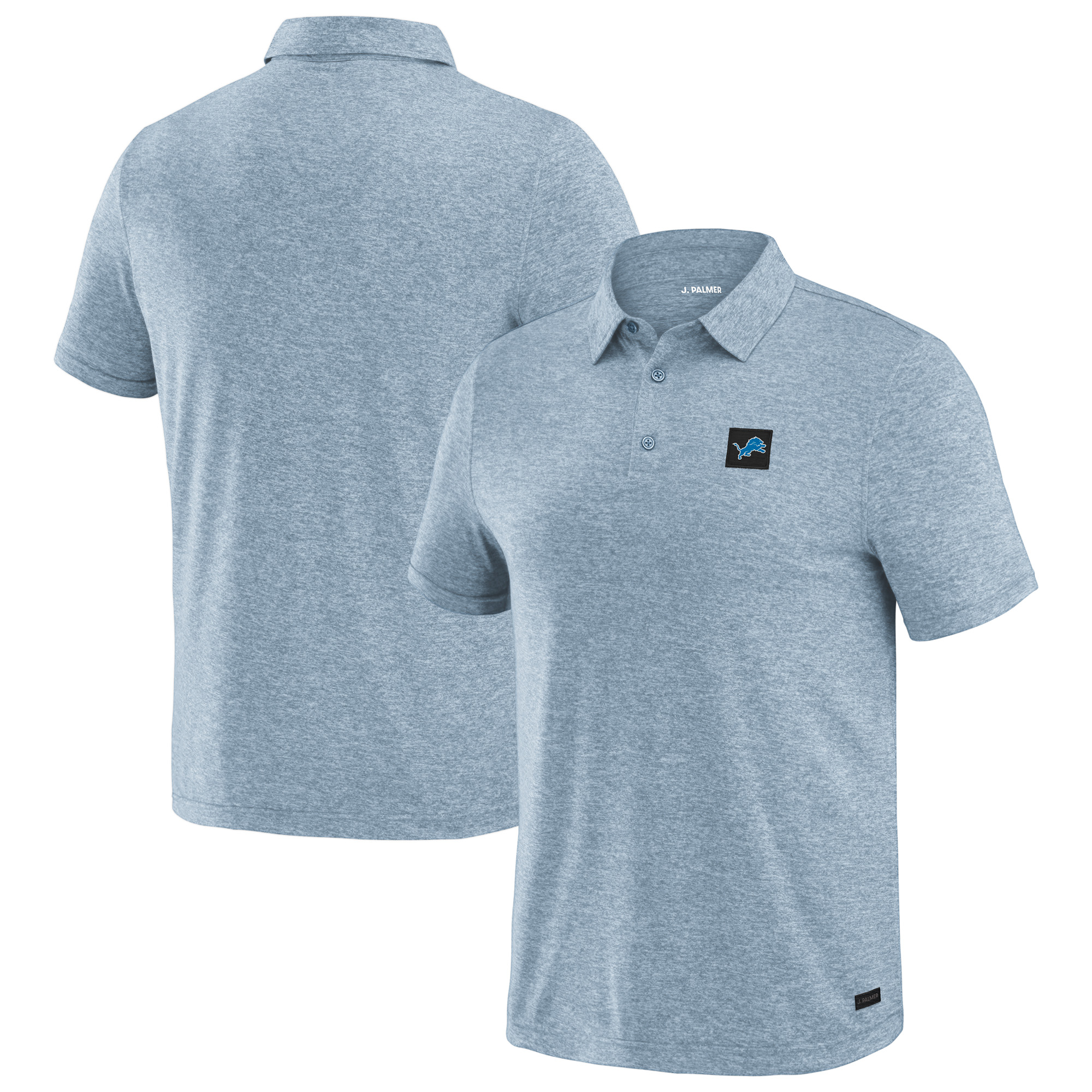 Men's J. Palmer Blue Detroit Lions Four Down Polo
