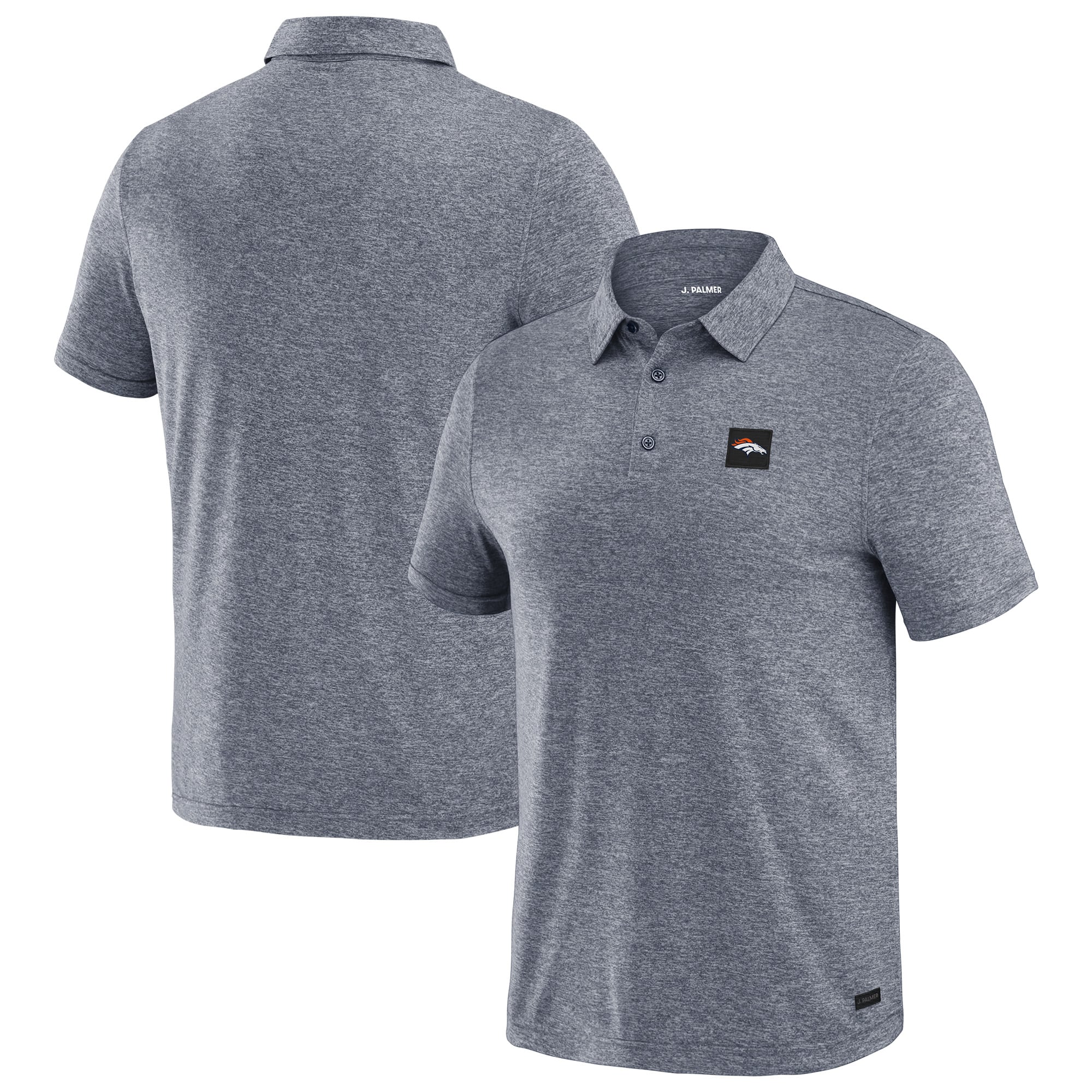 Men's J. Palmer Navy Denver Broncos Four Down Polo