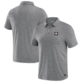 Men's J. Palmer Black Pittsburgh Steelers Four Down Polo