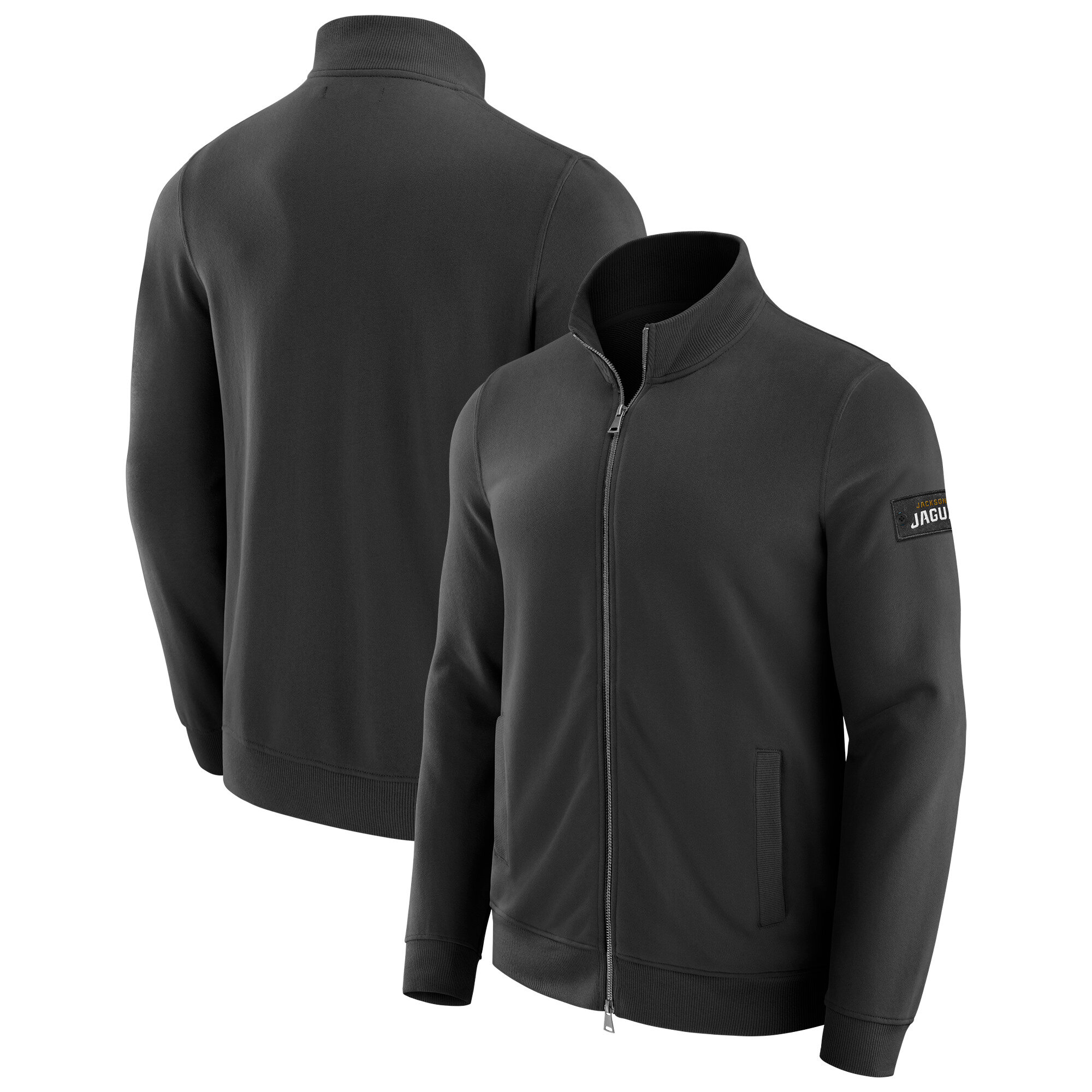 Men's J. Palmer Black Jacksonville Jaguars QB1 Full-Zip Sweatshirt