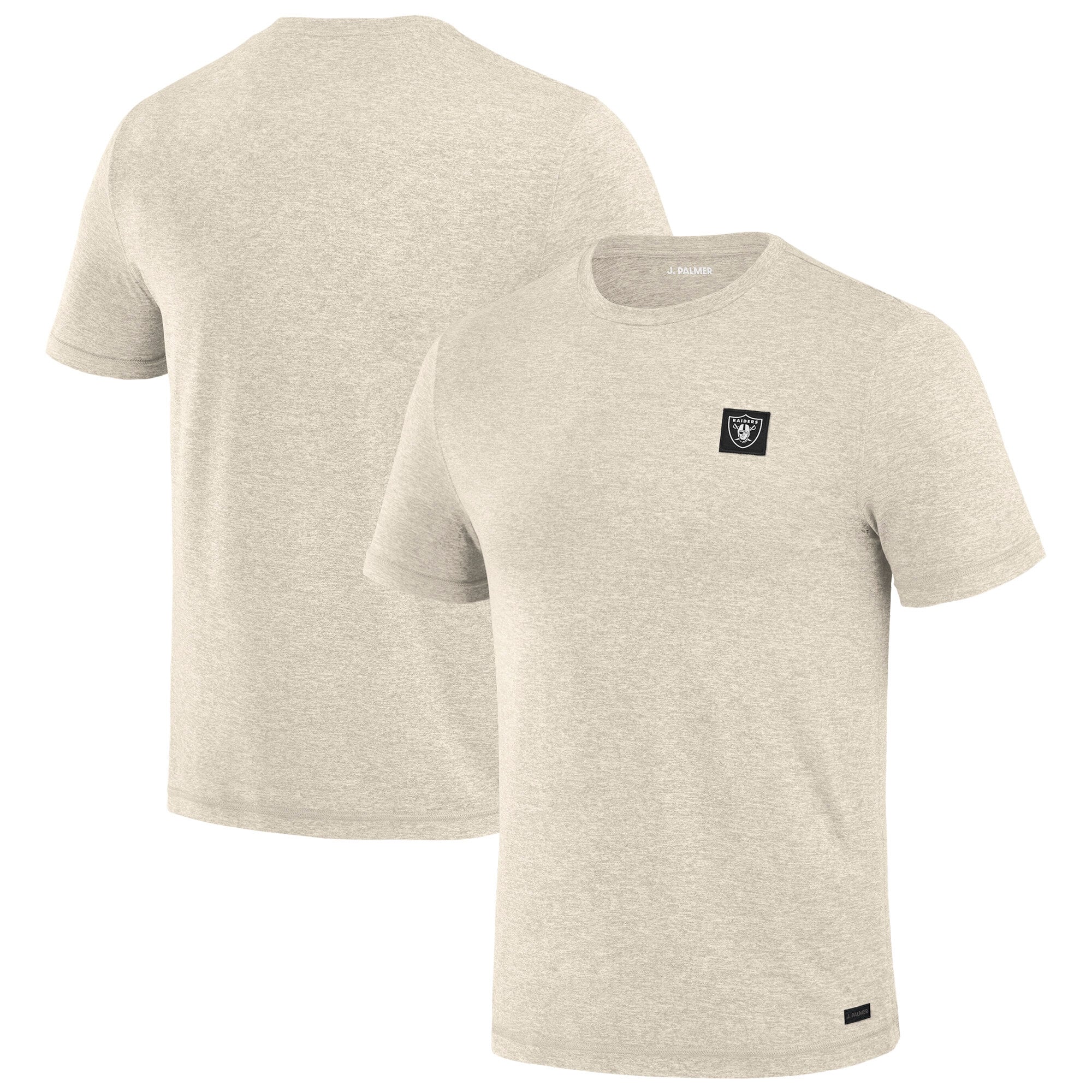 Men's J. Palmer Cream Las Vegas Raiders Four Down T-Shirt