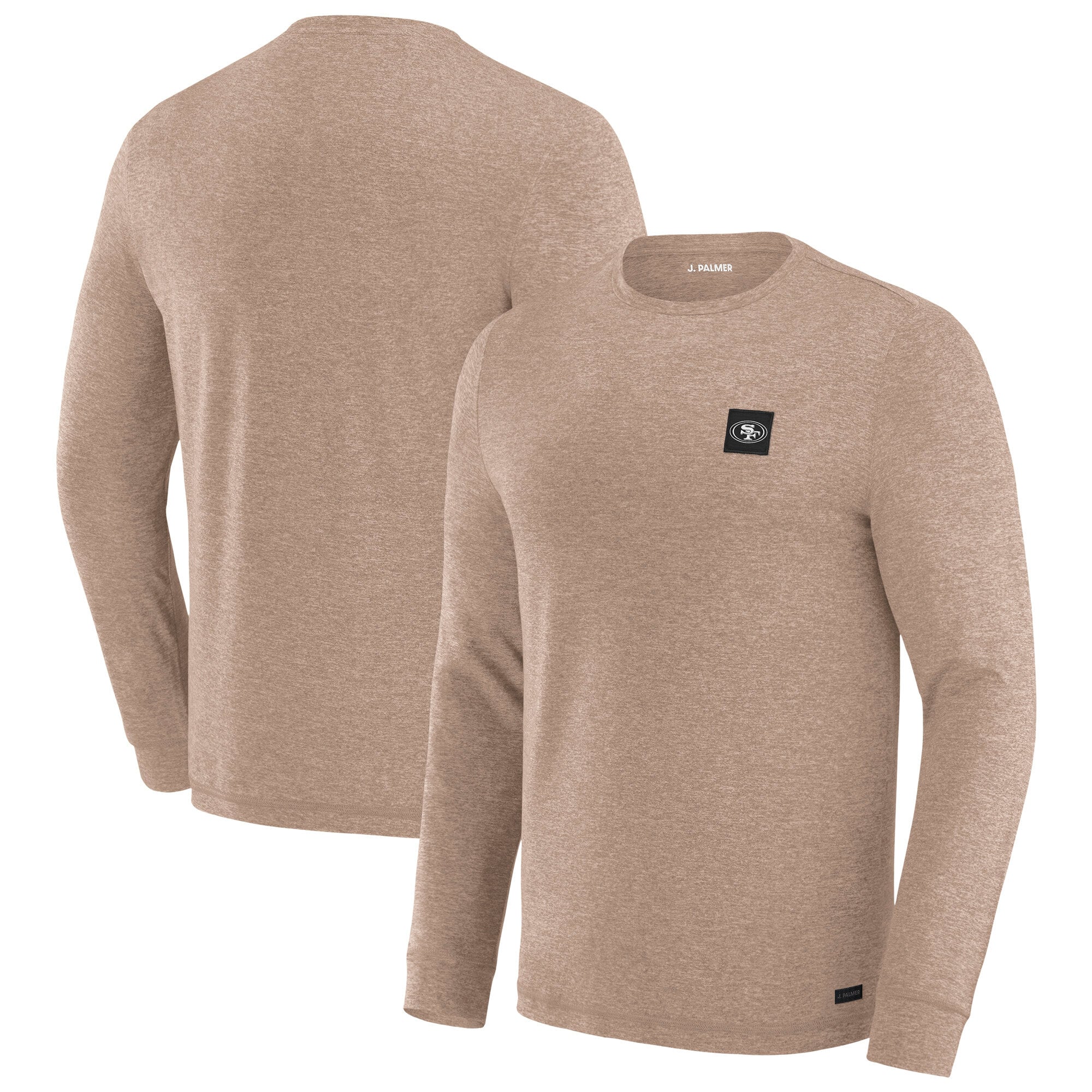 Men's J. Palmer Tan San Francisco 49ers Four Down Long Sleeve T-Shirt