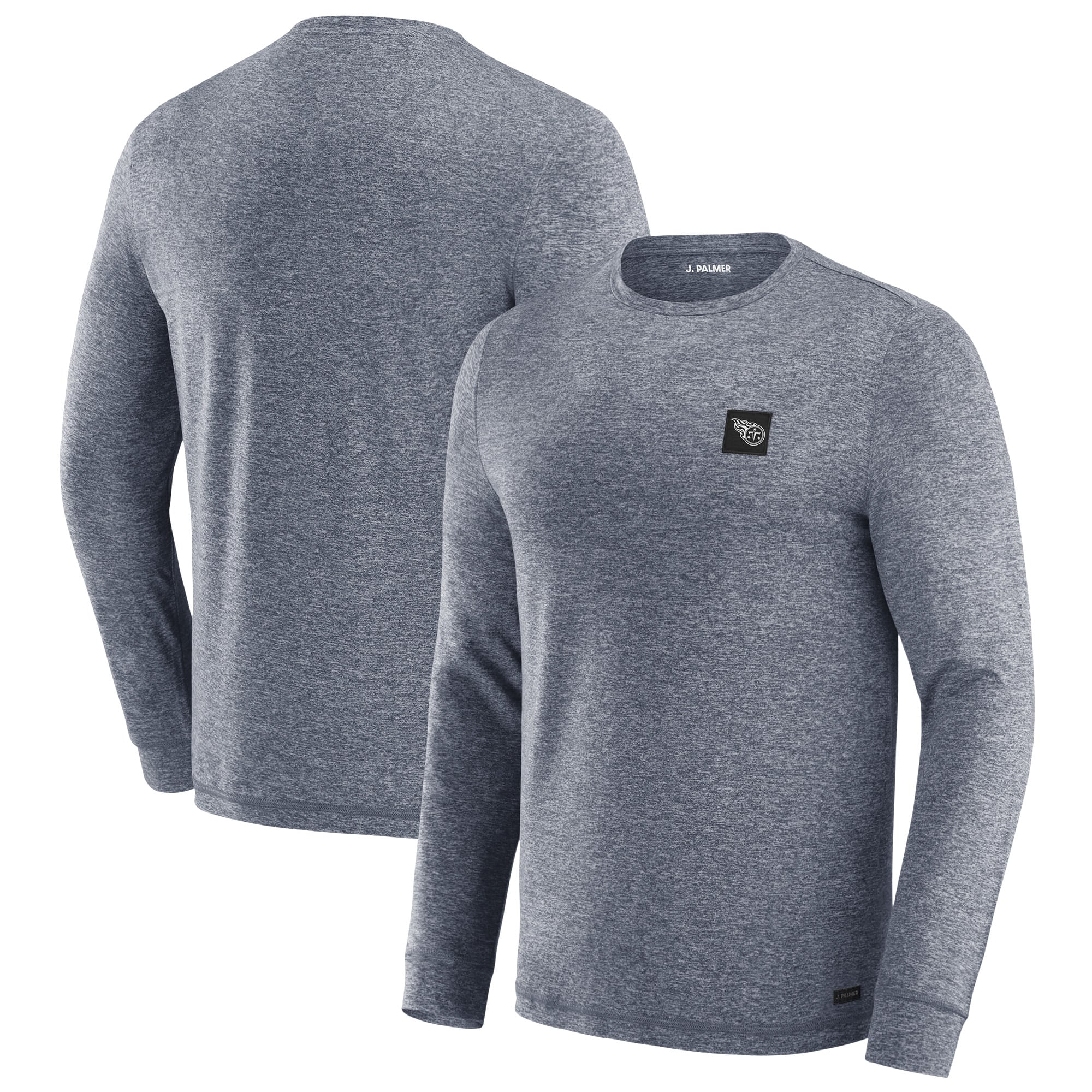 Men's J. Palmer Navy Tennessee Titans Four Down Long Sleeve T-Shirt