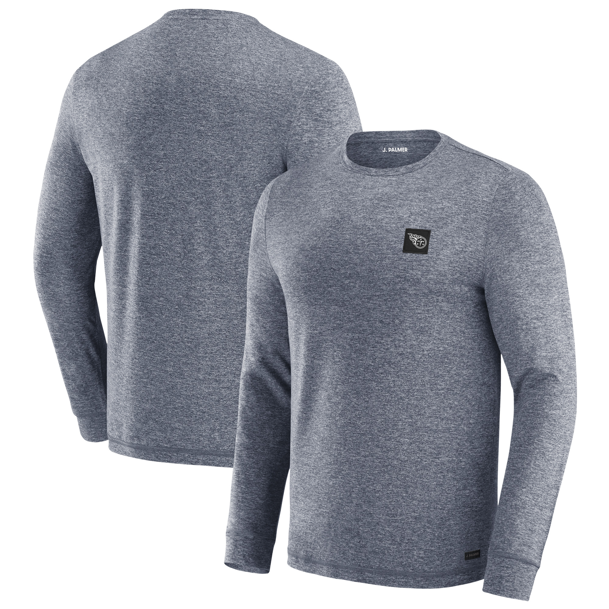 Men's J. Palmer Navy Tennessee Titans Four Down Long Sleeve T-Shirt