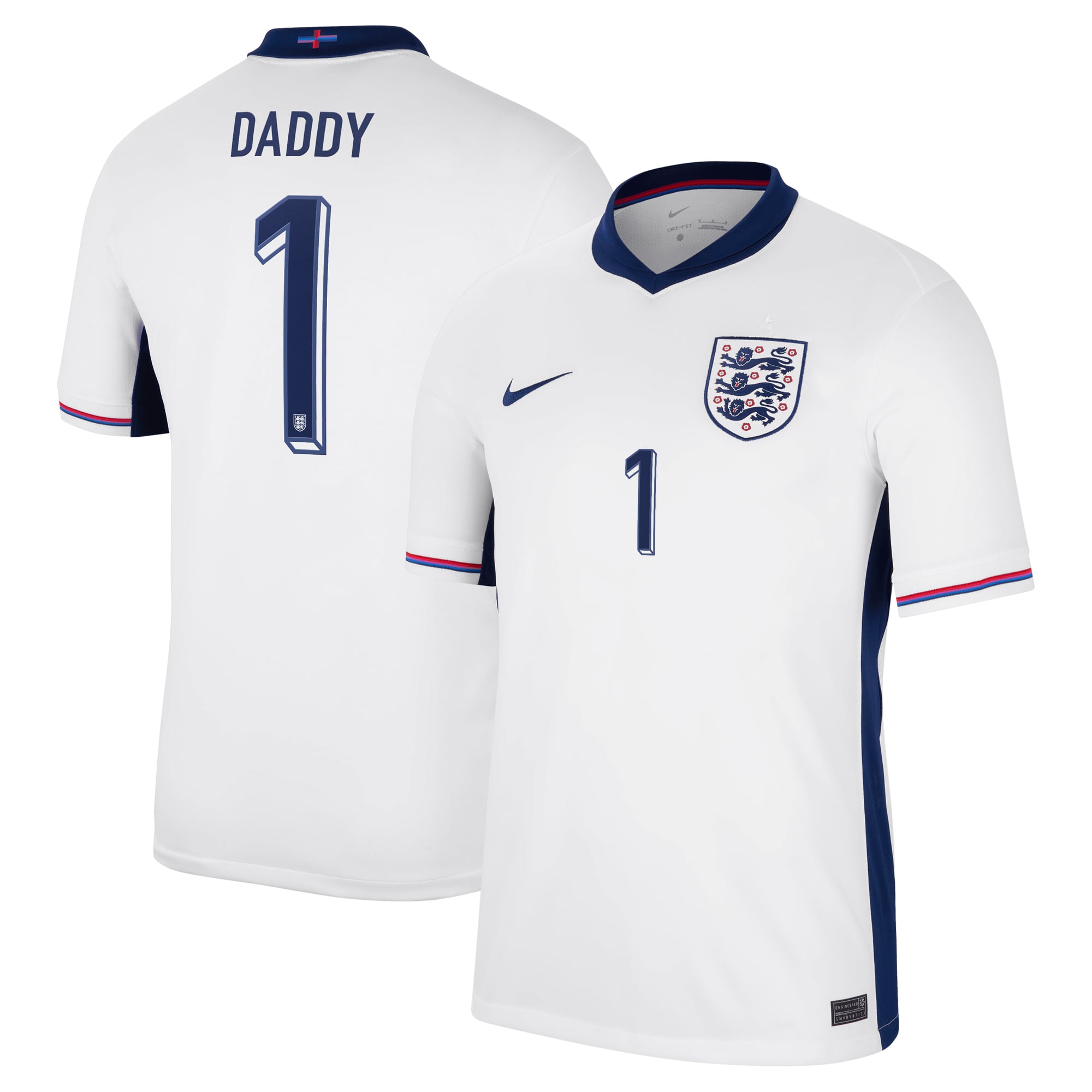 Maillot Domicile Stadium Angleterre Nike 2024 avec flocage DADDY 1