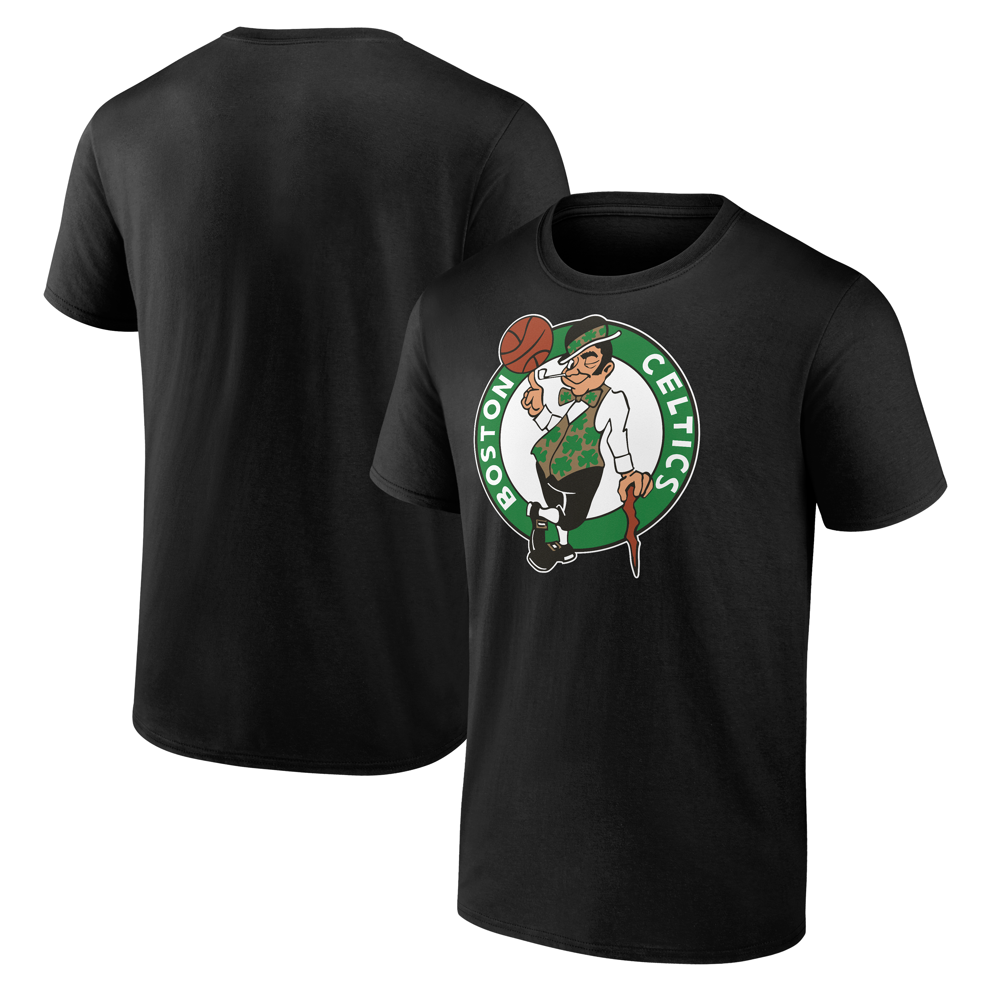 Men's Black Boston Celtics Primary Logo T-Shirt