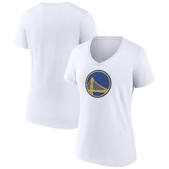 Women's White Golden State Warriors Alternate Logo V-Neck T-Shirt