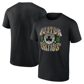 Men's  Black Boston Celtics Quick Strides T-Shirt