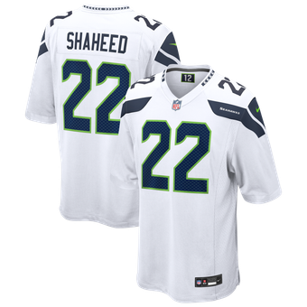 Men's Nike Rashid Shaheed White Seattle Seahawks Game Jersey