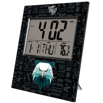 Philadelphia Eagles 2024 Illustrated Limited Edition Digital Desk/Wall Clock
