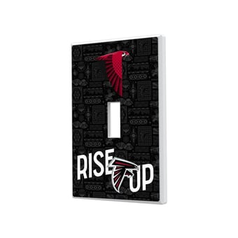 Atlanta Falcons 2024 Illustrated Limited Edition Single Toggle Light Switch Plate