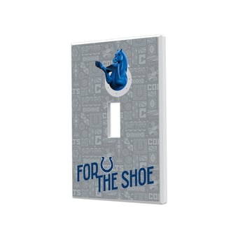 Indianapolis Colts 2024 Illustrated Limited Edition Single Toggle Light Switch Plate