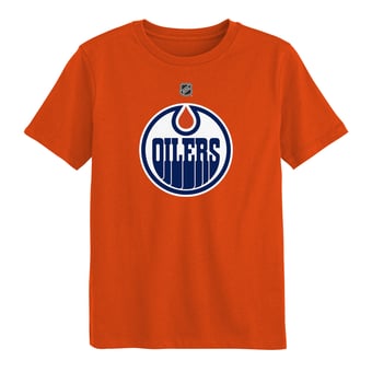 Preschool Outerstuff Orange Edmonton Oilers Primary Logo T-Shirt