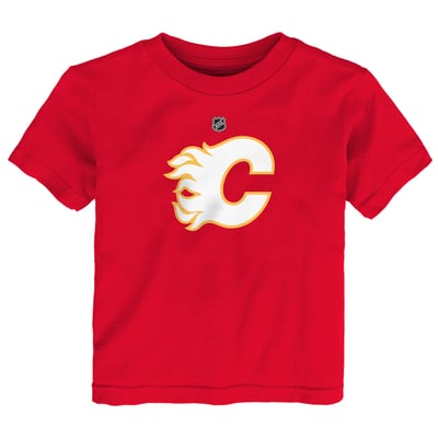 Toddler Outerstuff  Red Calgary Flames Primary Logo T-Shirt